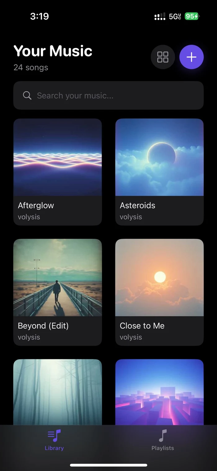 Resona’s personal music library